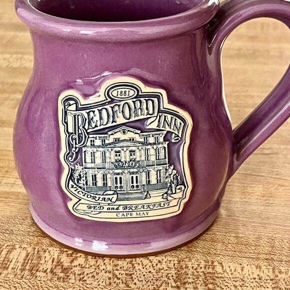 Coffee Mug Bedford Inn Cape May NJ Souvenir Coffee Cup by Deneen Pottery - Picture 2 of 11